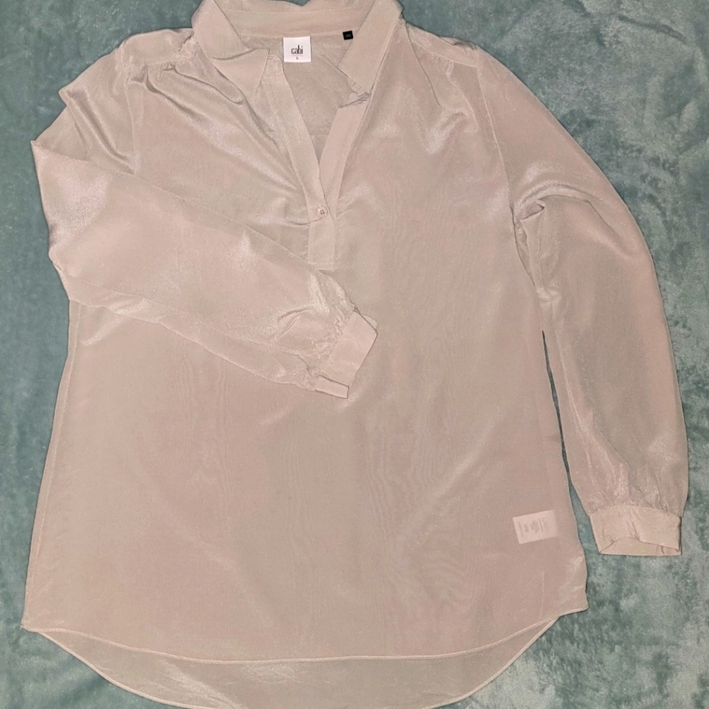 Womens L silk shirt
